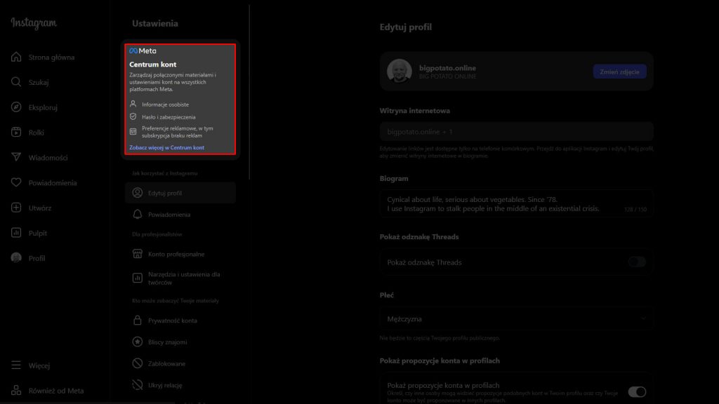 Jak pobrać listę obserwujących i obserwowanych na Instagramie Krok-3